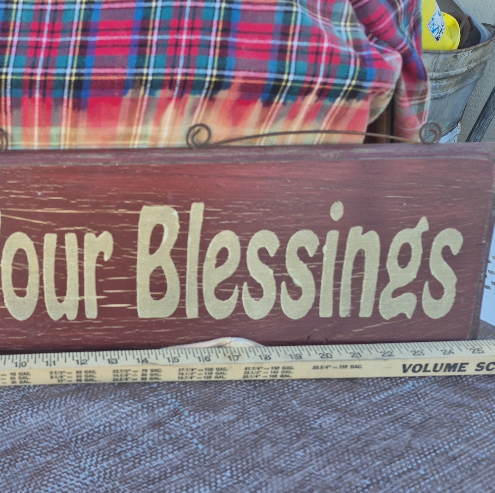 Wood Sign - Picture 2 of 3